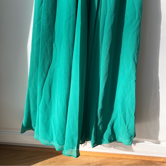 NWT Fame And Partners Light Green Prom Maxi Dress - Picture 8 of 12